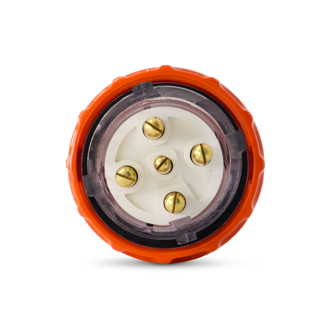 5PIN 50AMP - Straight Industrial Plug