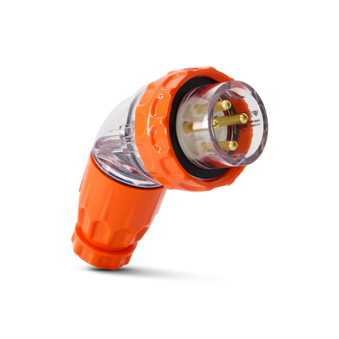 4PIN 10AMP - Angled Industrial Plug