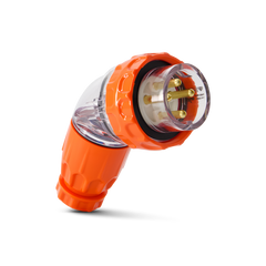 4PIN 10AMP - Angled Industrial Plug