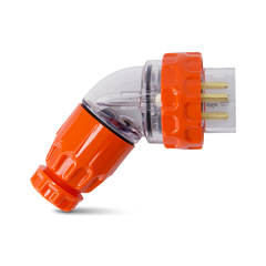 4PIN 10AMP - Angled Industrial Plug