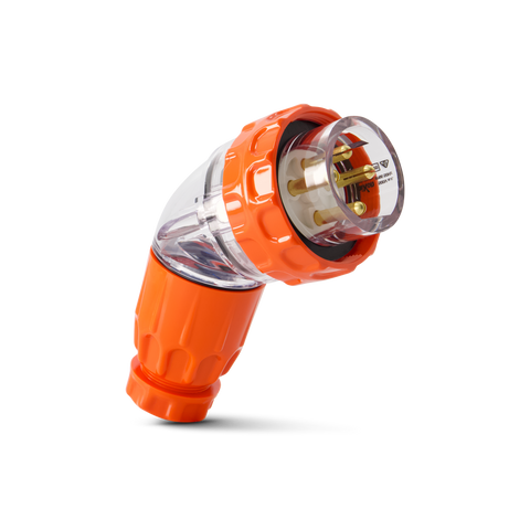 4PIN 20AMP - Angled Industrial Plug