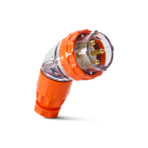 4PIN 50AMP - Angled Industrial Plug