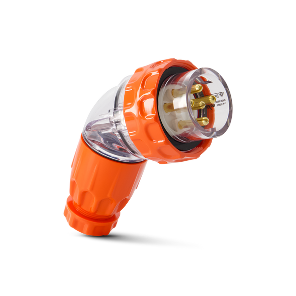 5PIN 10AMP - Angled Industrial Plug