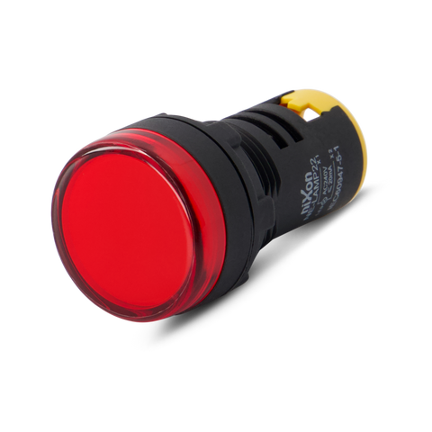 240V AC - Red Lamp - 22mm