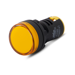 240V AC - Yellow Lamp - 22mm