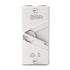 63AMP - Weatherproof Isolator - 2 Pole / Two Phase