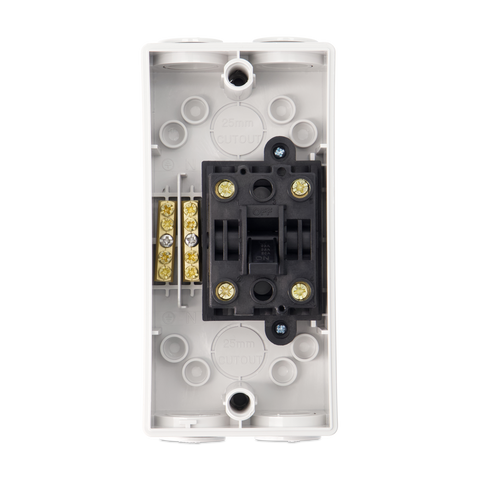 63AMP - Weatherproof Isolator - 2 Pole / Two Phase