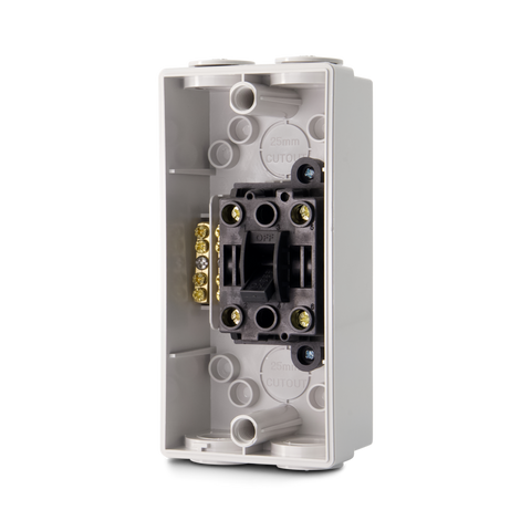 63AMP - Weatherproof Isolator - 2 Pole / Two Phase