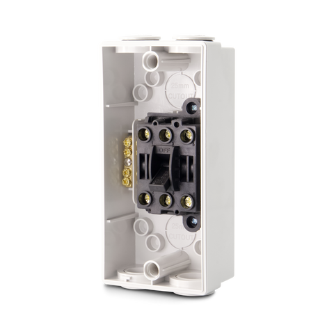 63AMP - Weatherproof Isolator - 3 Pole / Three Phase