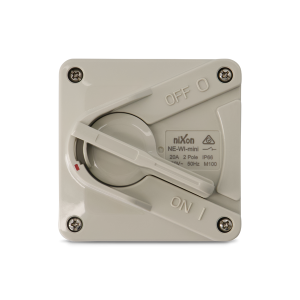 20AMP - Mini Weatherproof Isolator - 2 Pole