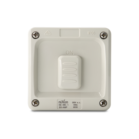 20AMP - Single Weatherproof Switch - IP66