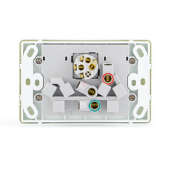 Classic Double 10Amp Powerpoint / GPO Outlet with extra Switch