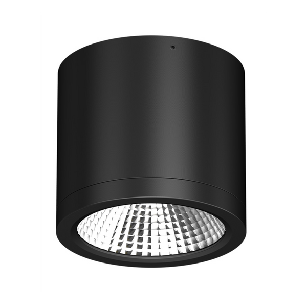 10W Surface Mount Can Light - Black