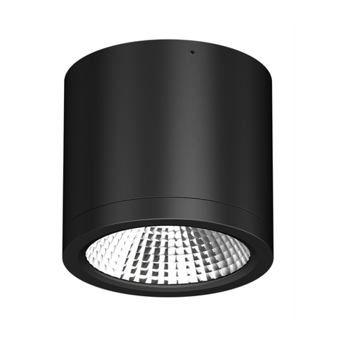 10W Surface Mount Can Light - Black