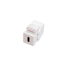 USB C - Keystone Style - White