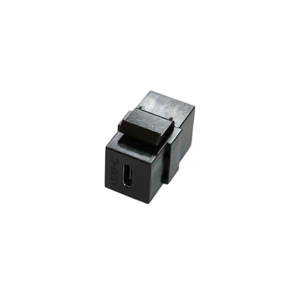 USB C - Keystone Style - Black