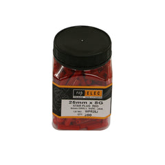 Red - 6 x 35mm Wall Plugs - 100 Pack