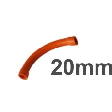 20mm - Sweep Bend - Orange Underground