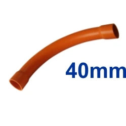40mm - Sweep Bend - Orange Underground