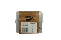 Gecko - 8mm x 40mm Eyebolt - 100 Pack