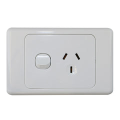 Single 10Amp Powerpoint / GPO Outlet