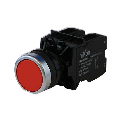 Red Push Button - 22mm