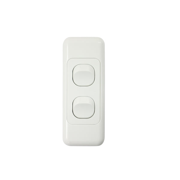 2 Gang  - Architrave Switch