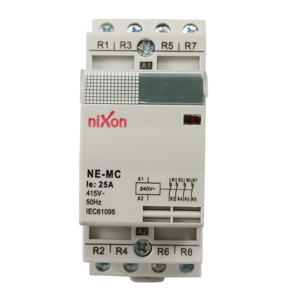 25A 4Pole - Normally Closed - Din Rail Contactor
