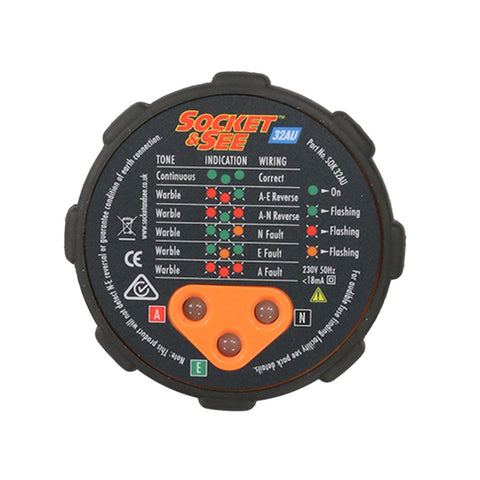 Socket & See - Mains Wiring Tester