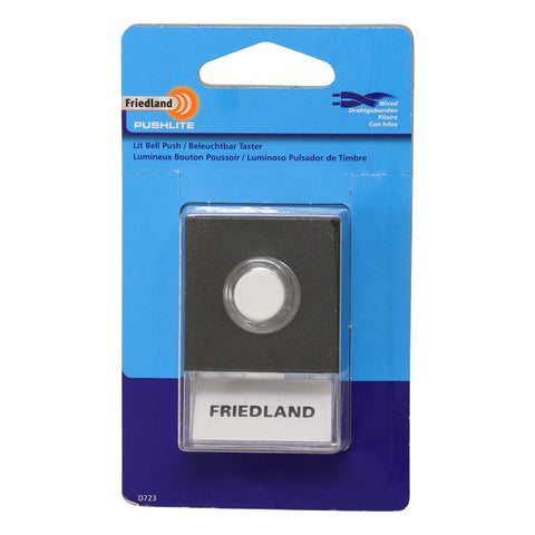 Friedland Lit D723 Pushbutton Pushlite - Nameholder