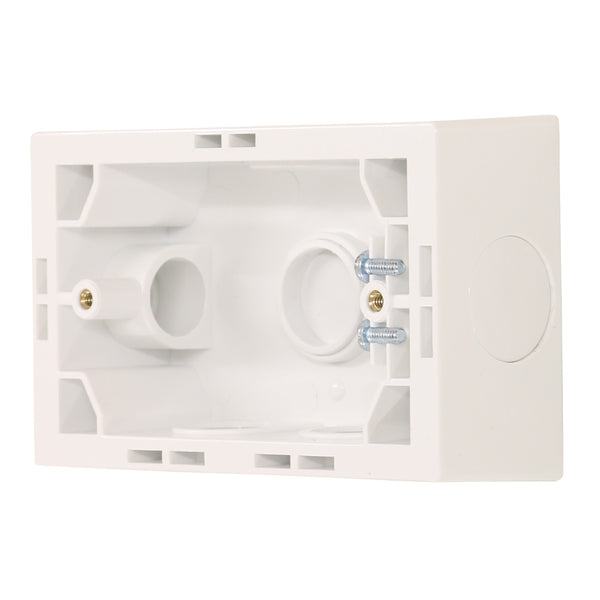 Solid Mounting Block - White