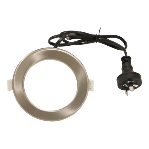 Brushed Chrome Ring for LED Downlight for 90mm