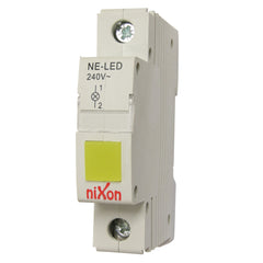 Yellow Din Rail LED Neon Indicator