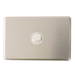 Classic 1 Gang - Brushed Aluminum Cover Plate