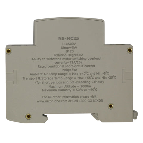 25A 4Pole - 2NC + 2NO - Din Rail Contactor