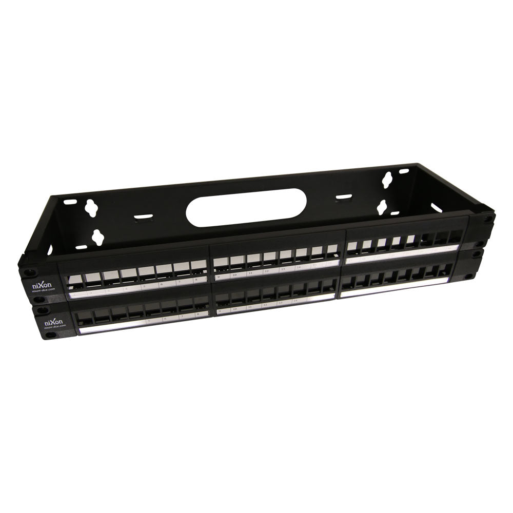 2RU Wall Frame for 24 Port Patch Panel – Nixon Data Comms & Electrical