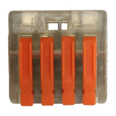 4 Lever Terminal Cable Joining Block - 100 Pack