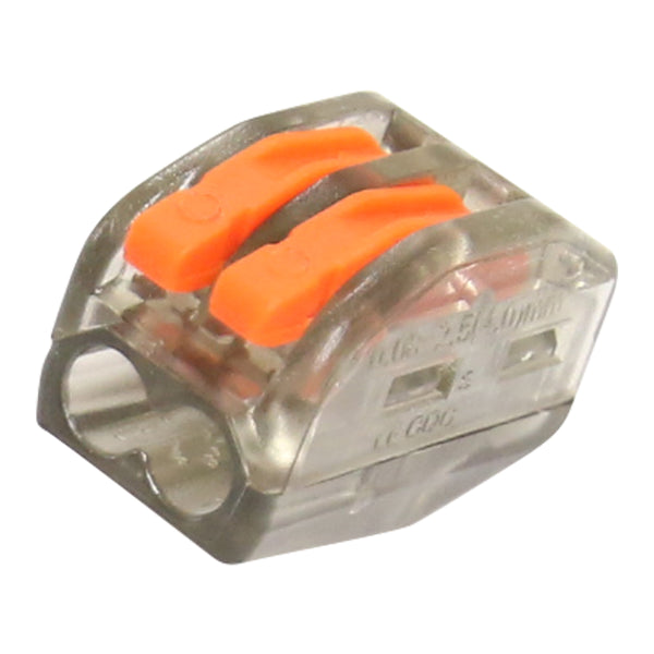 2 Lever Terminal Cable Joining Block - 100 Pack