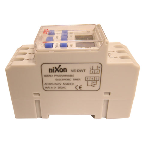 7 Day Programmable Din Rail Timer