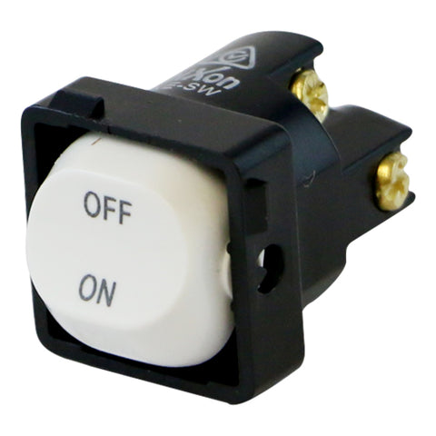 OFF ON - White Switch Mechanism 250V 10AMP 1 way / 2 way