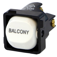 BALCONY - White Switch Mechanism 250V 10AMP 1 way / 2 way