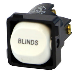 BLINDS - White Switch Mechanism 250V 10AMP 1 way / 2 way