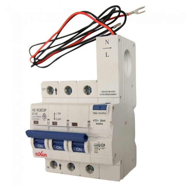 16AMP - 3 Pole RCBO for Panel Boards 10kA C Curve – Nixon Data Comms ...