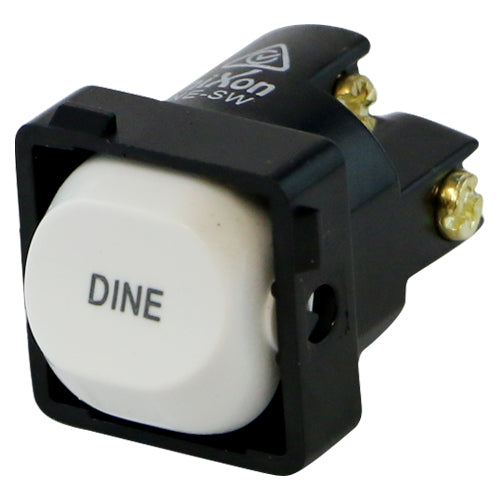 DINE - White Switch Mechanism 250V 10AMP 1 way / 2 way