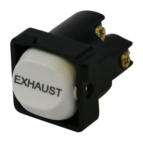 EXHAUST - White Switch Mechanism 250V 10AMP 1 way / 2 way