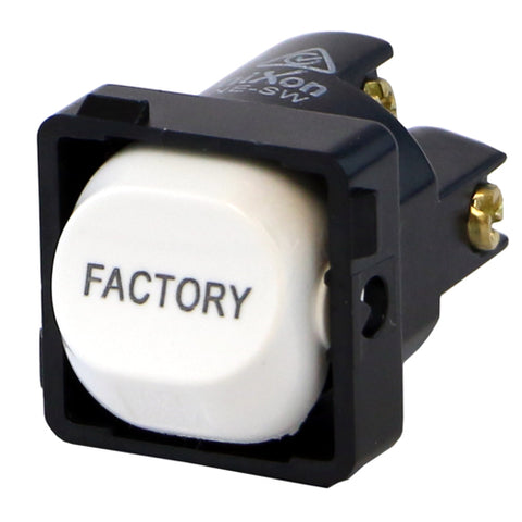 FACTORY - White Switch Mechanism 250V 10AMP 1 way / 2 way