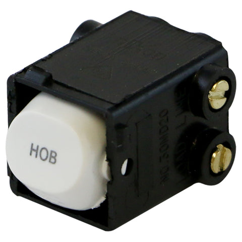 HOB - White Switch Mechanism 250V 35AMP Double Pole