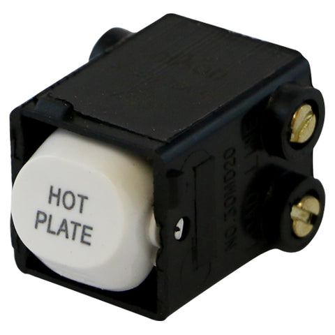 HOT PLATE - White Switch Mechanism 250V 35AMP Double Pole
