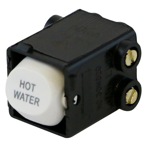 HOT WATER - White Switch Mechanism 250V 35AMP Double Pole