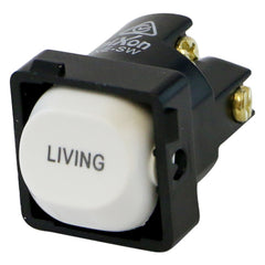 LIVING - White Switch Mechanism 250V 10AMP 1 way / 2 way